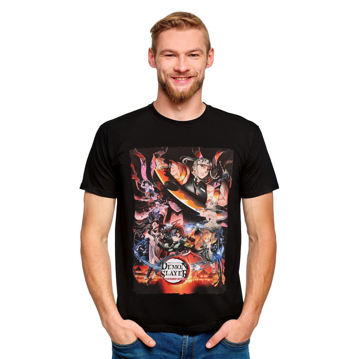 Produktbild Demon Slayer - Karaktärs T-shirt svart