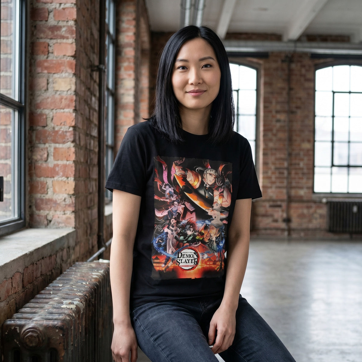 Produktbild Demon Slayer - Karaktärs T-shirt svart