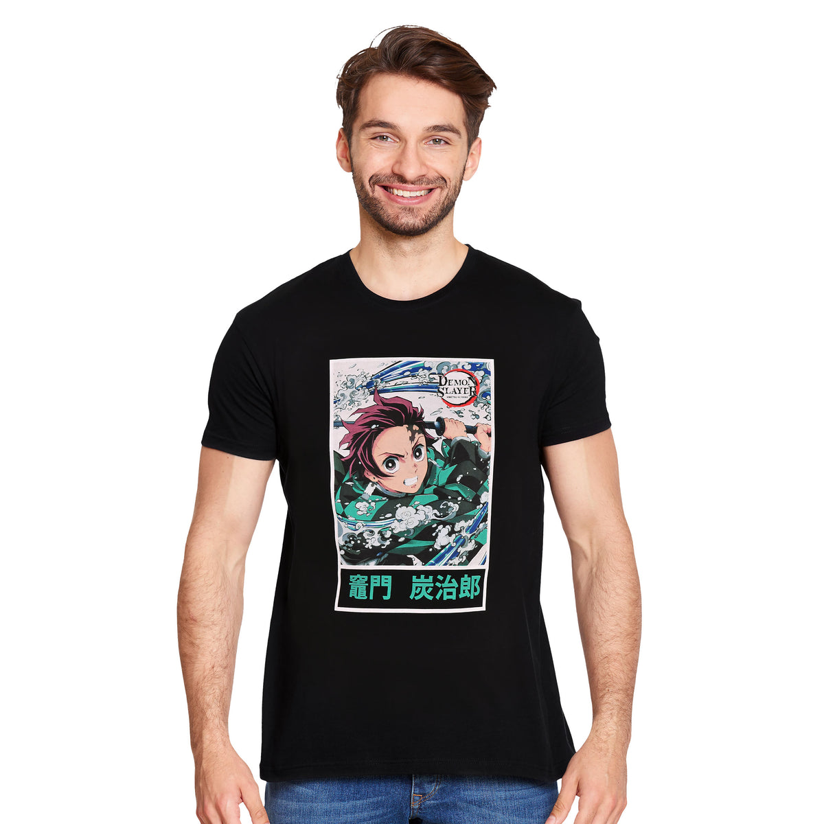 Produktbild Demon Slayer - Kamado Tanjiro T-shirt svart