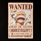 Produktbild One Piece: Gear 5 - Wanted Luffy T-shirt svart
