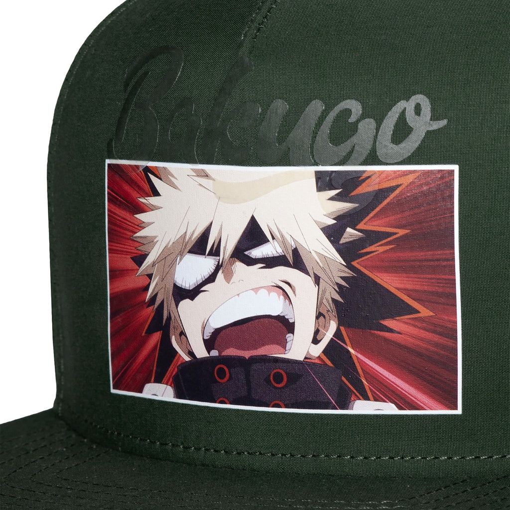 Produktbild My Hero Academia - Bakugo Snapback-keps grön