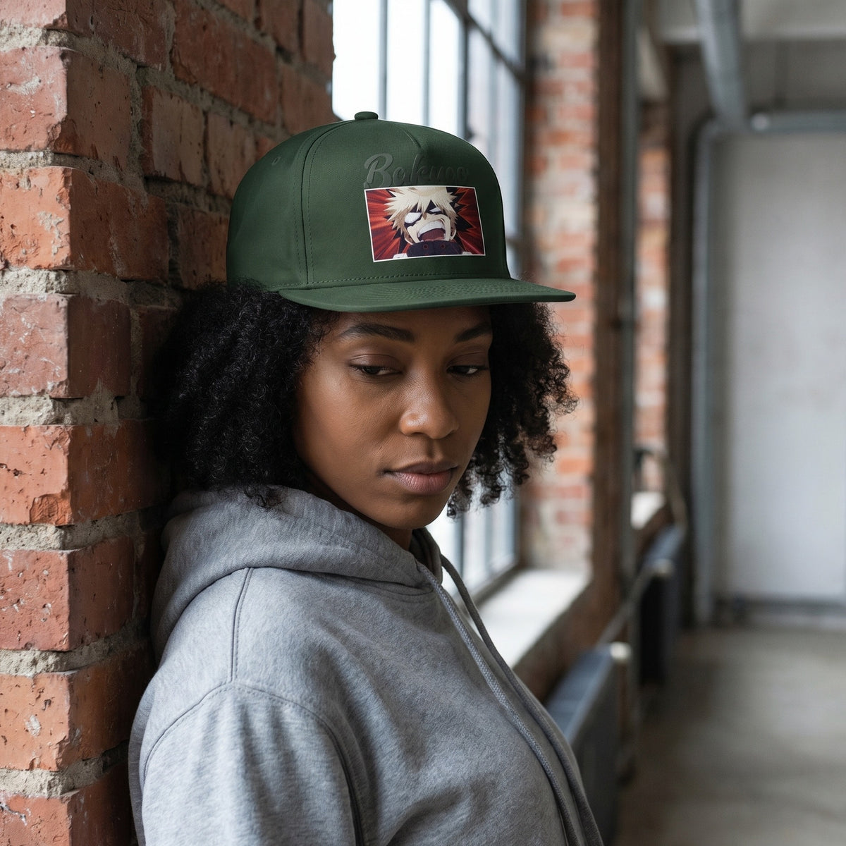 Produktbild My Hero Academia - Bakugo Snapback-keps grön
