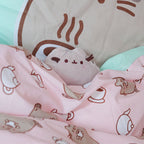 Produktbild Pusheen - Vändbart påslakanset med självlysande effekt