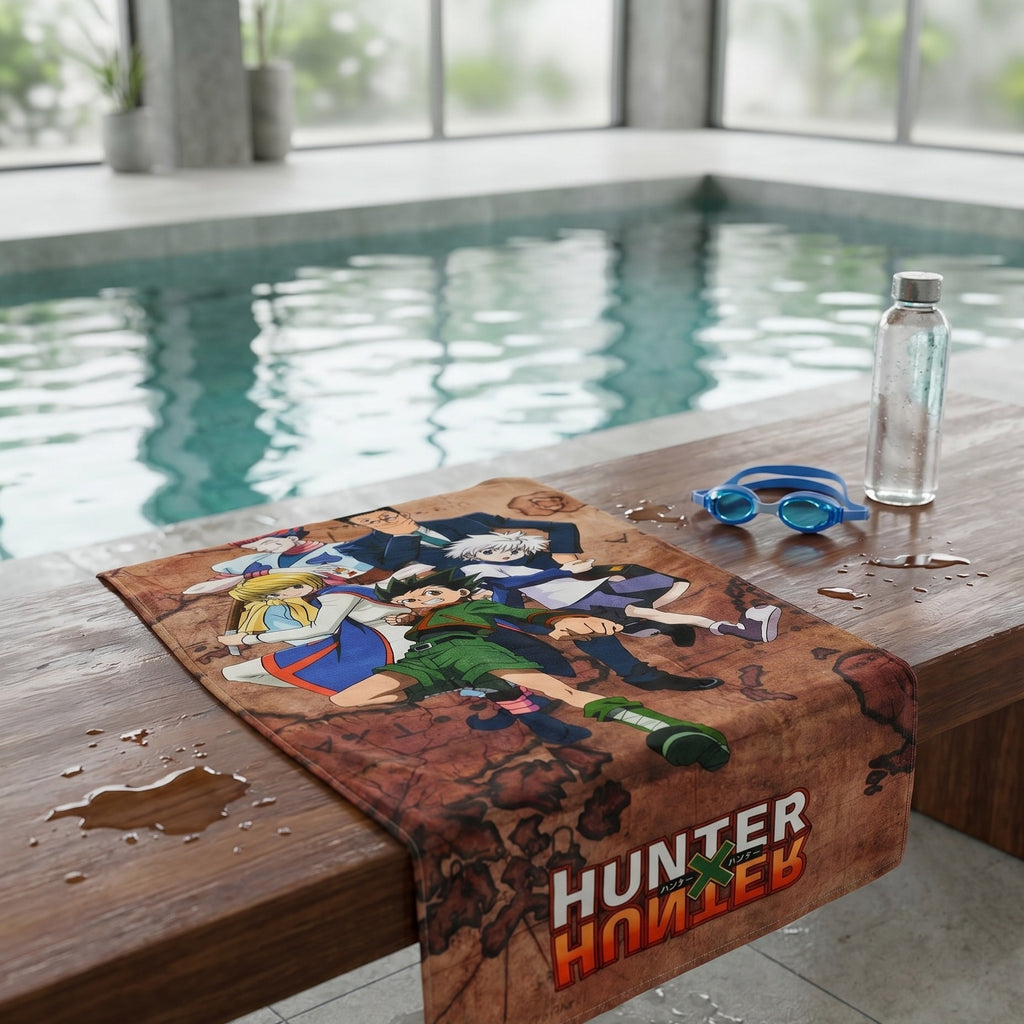 Produktbild Hunter x Hunter - Grupp Badhandduk