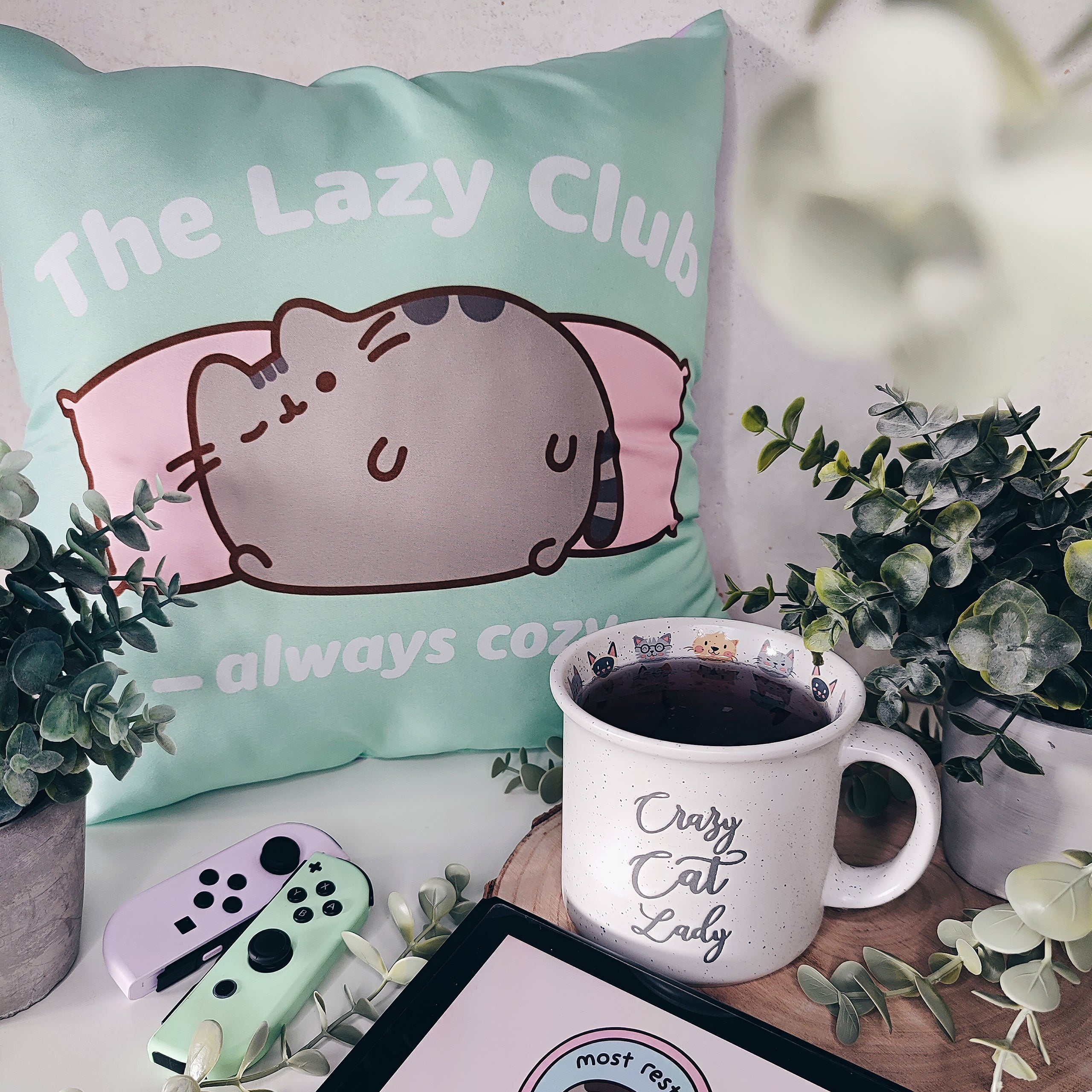 Produktbild Pusheen - The Lazy Club Kudde