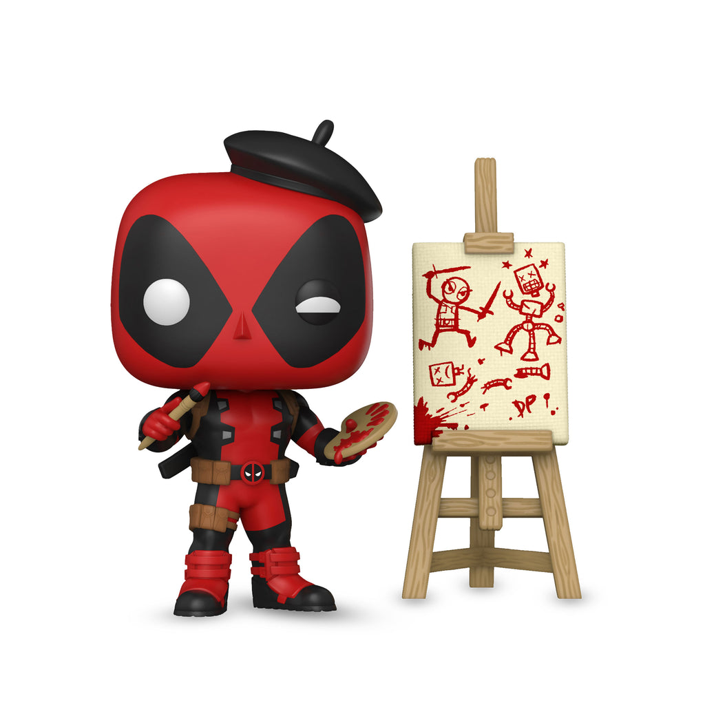 Produktbild Deadpool - Konstnär Funko Pop figur med rörligt huvud