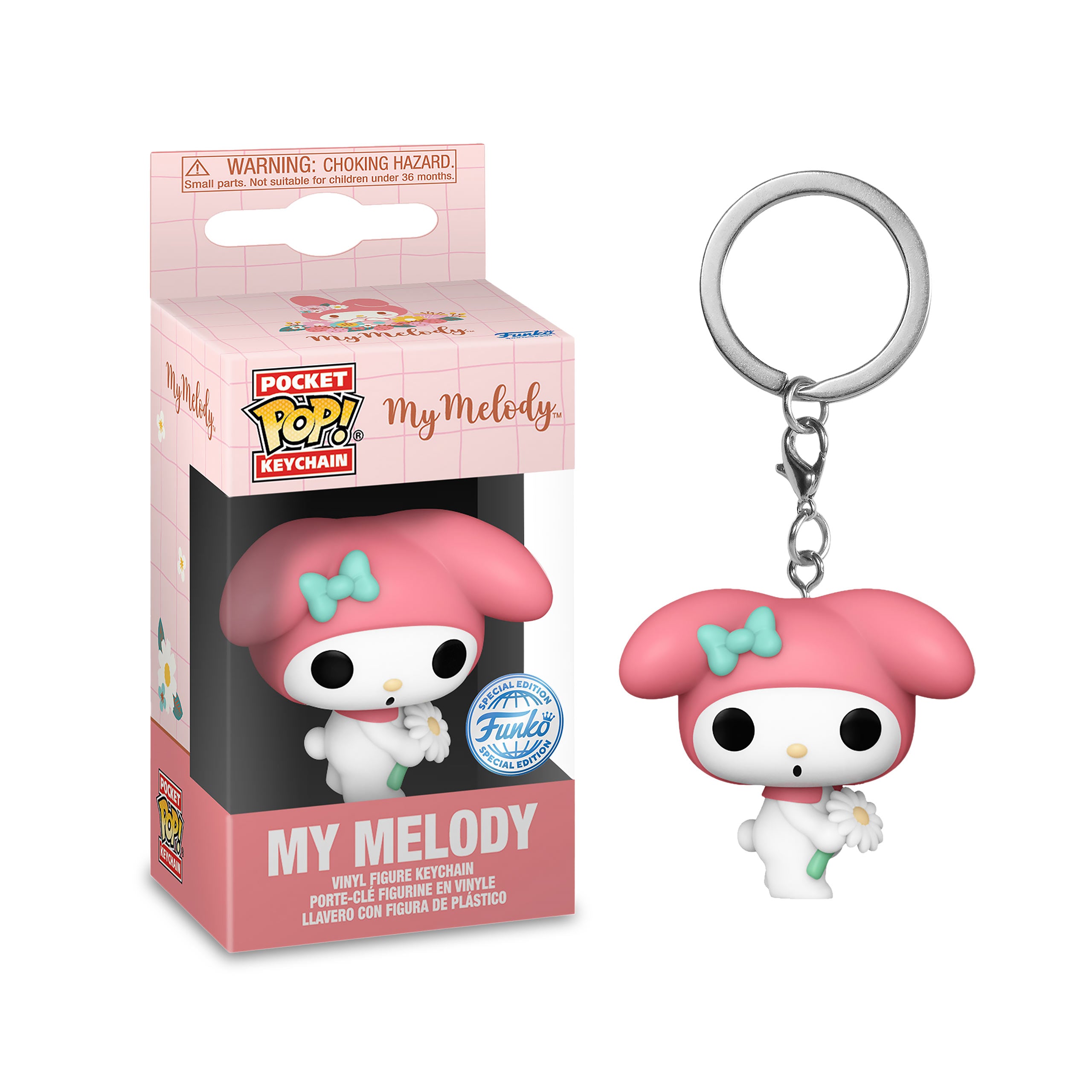 Produktbild Sanrio - Hello Kitty My Melody Spring Time Funko Pop nyckelring
