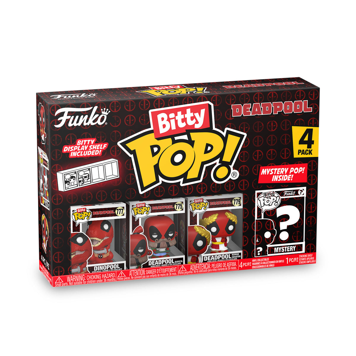 Produktbild Deadpool - Funko Bitty Pop 4-figurers set Serie 3