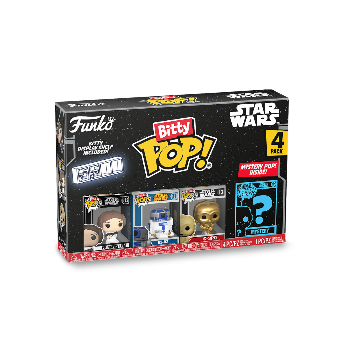 Produktbild Star Wars - Funko Bitty Pop 4-figurers set Serie 2
