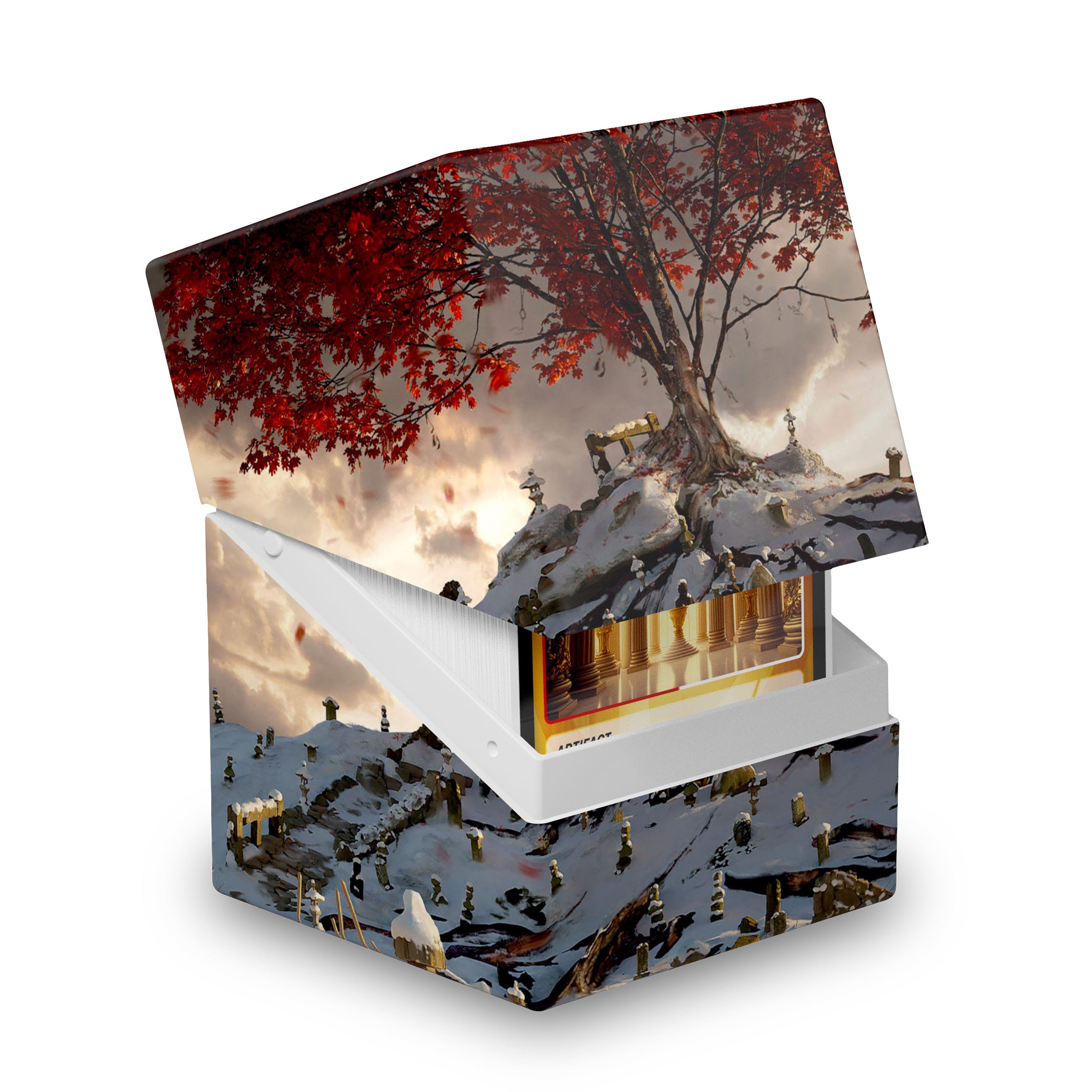 Produktbild Samlarlåda för kort Ultimate Guard - Mario Renaud: In Icy Bloom Artist Edition