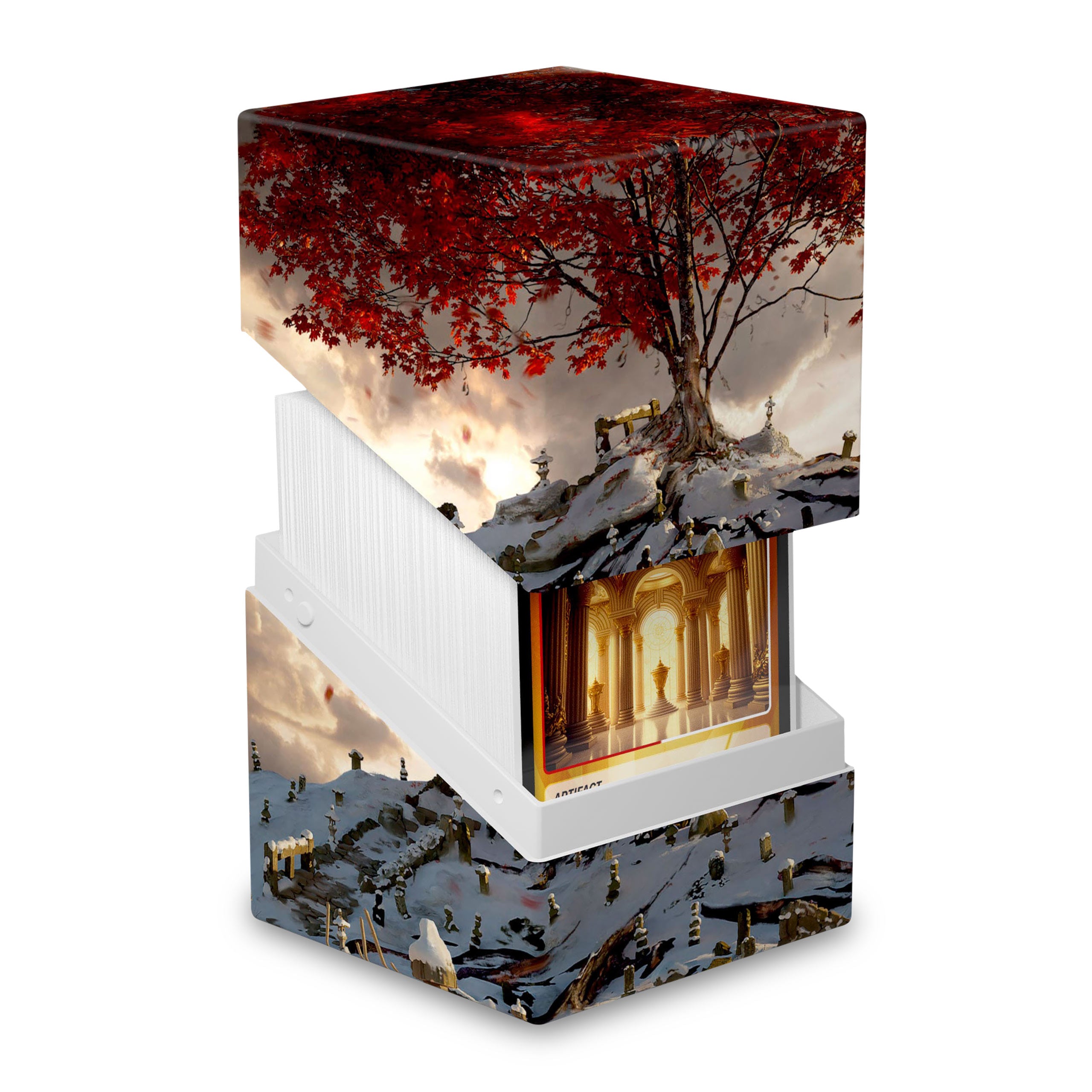 Produktbild Samlarlåda för kort Ultimate Guard - Mario Renaud: In Icy Bloom Artist Edition
