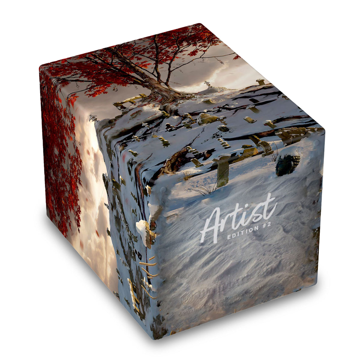 Produktbild Samlarlåda för kort Ultimate Guard - Mario Renaud: In Icy Bloom Artist Edition
