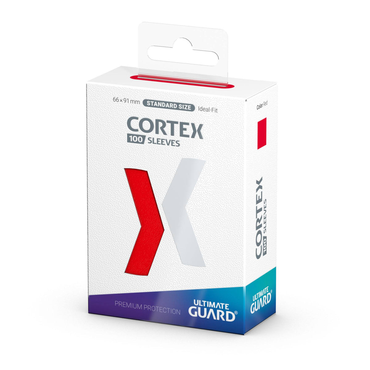 Produktbild Cortex kortfickor röda 100-pack Ultimate Guard – TCG standardstorlek