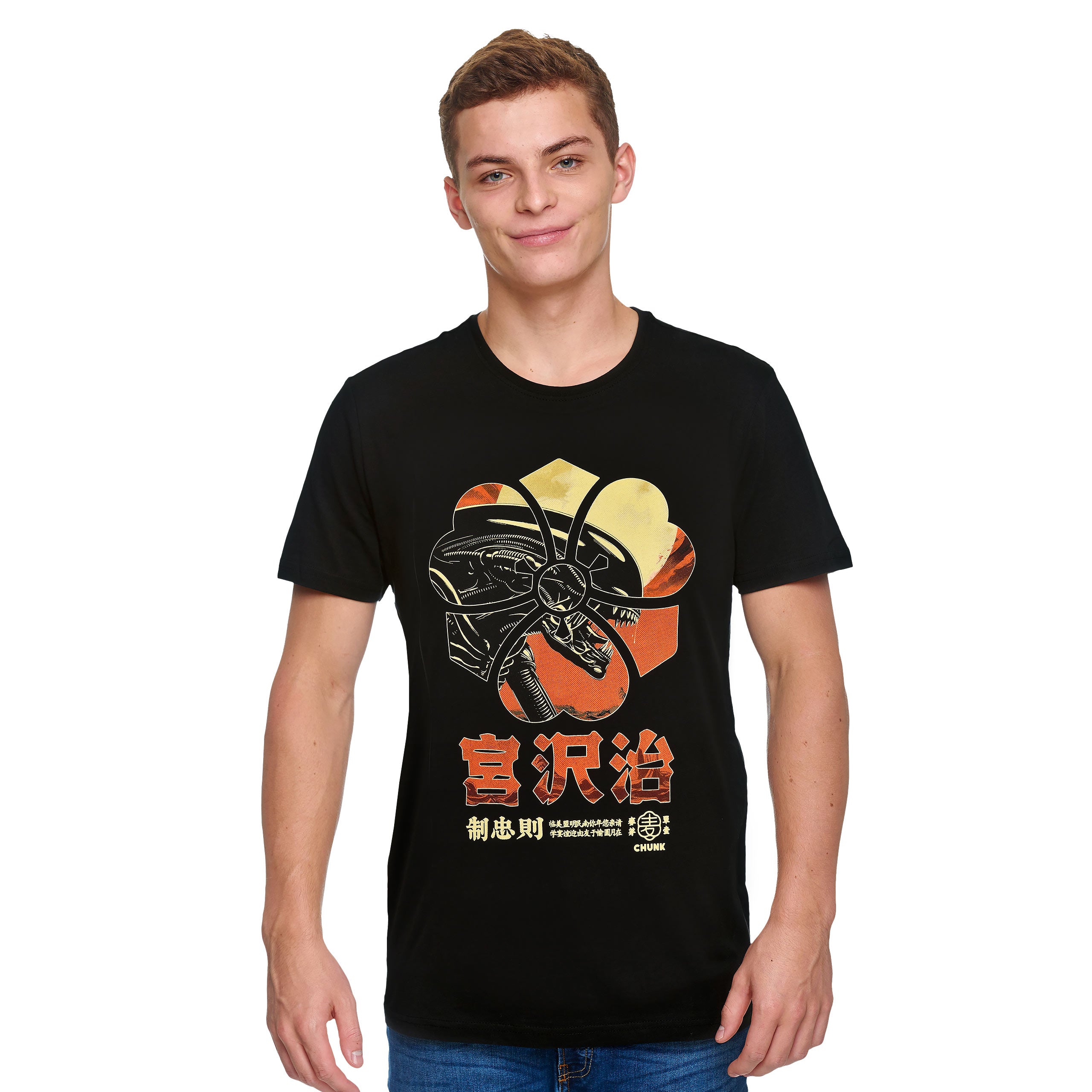 Produktbild Space Hunter T-shirt för Alien-fans svart