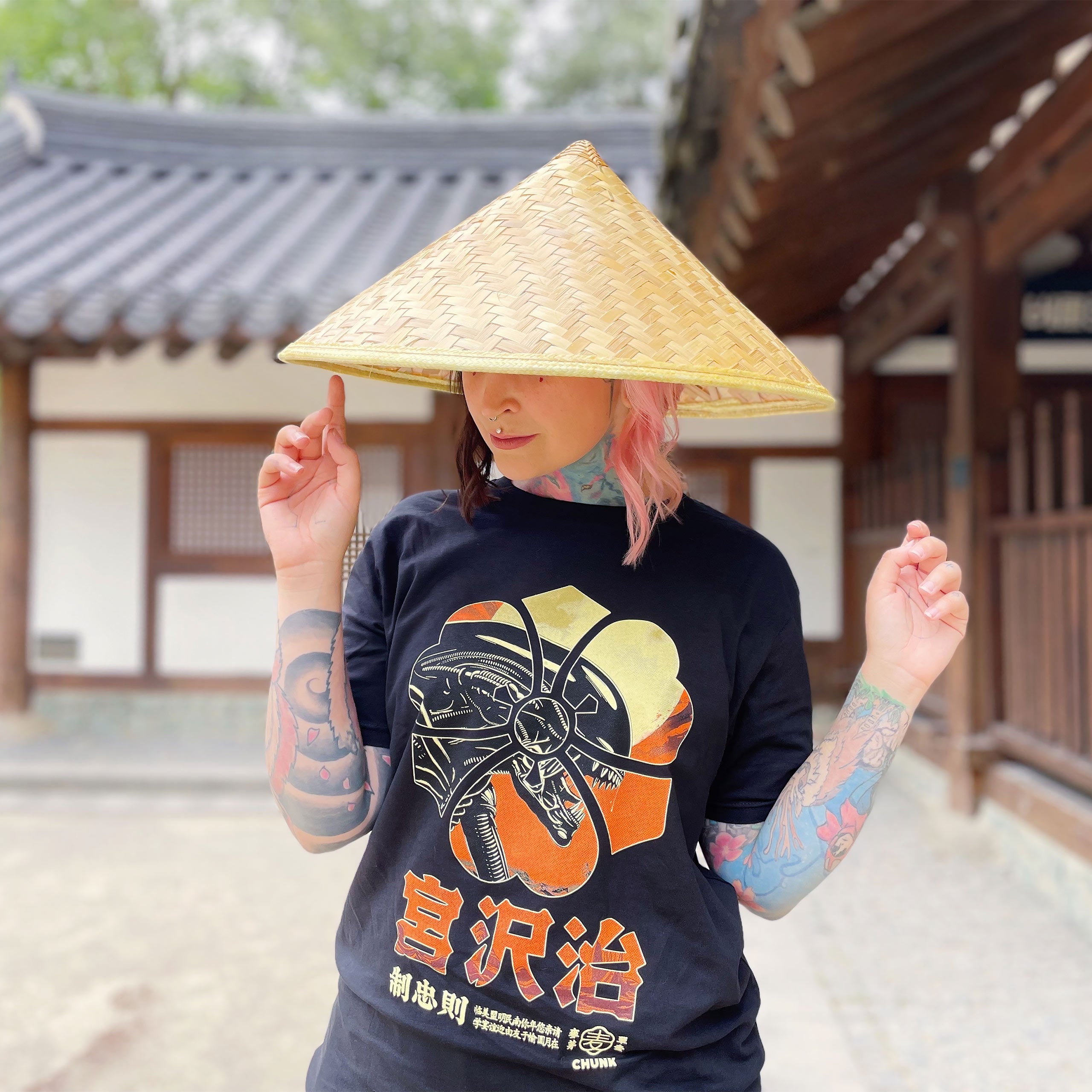 Produktbild Space Hunter T-shirt för Alien-fans svart