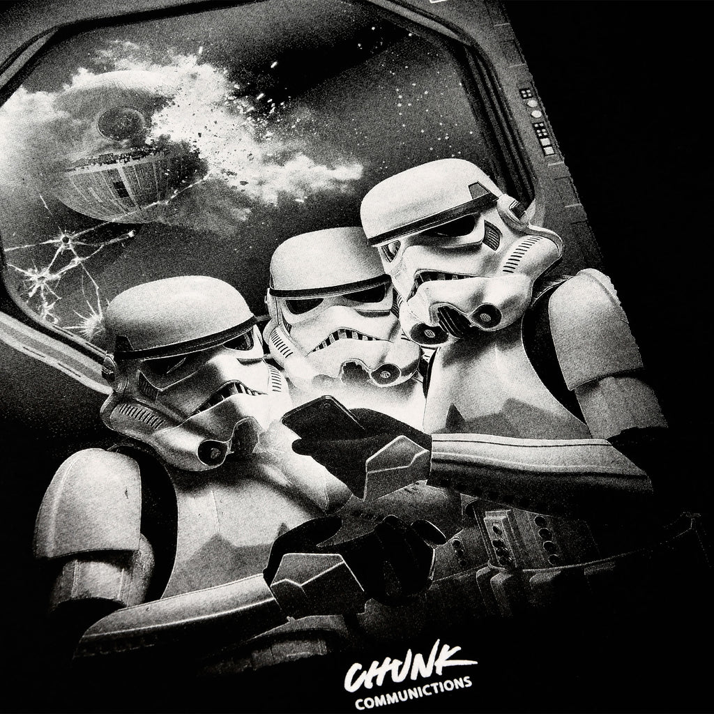 Produktbild No Phones! T-shirt för Star Wars-fans svart