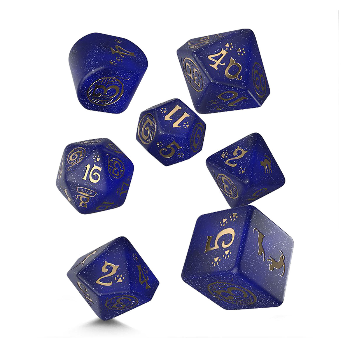 Produktbild Cats Meowster Modernt RPG Tärningsset 7-delat