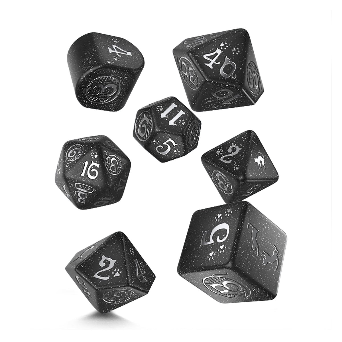 Produktbild Cats Waffle Modern RPG Tärningsset 7-delat