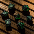 Produktbild Alviskt RPG Tärningsset 7-delad Glow in The Dark Edition