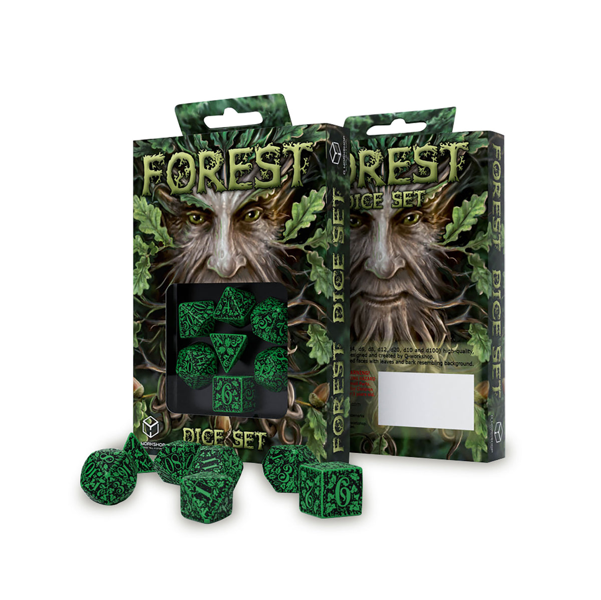 Produktbild Forest Jungle RPG Tärningsset 7-delat