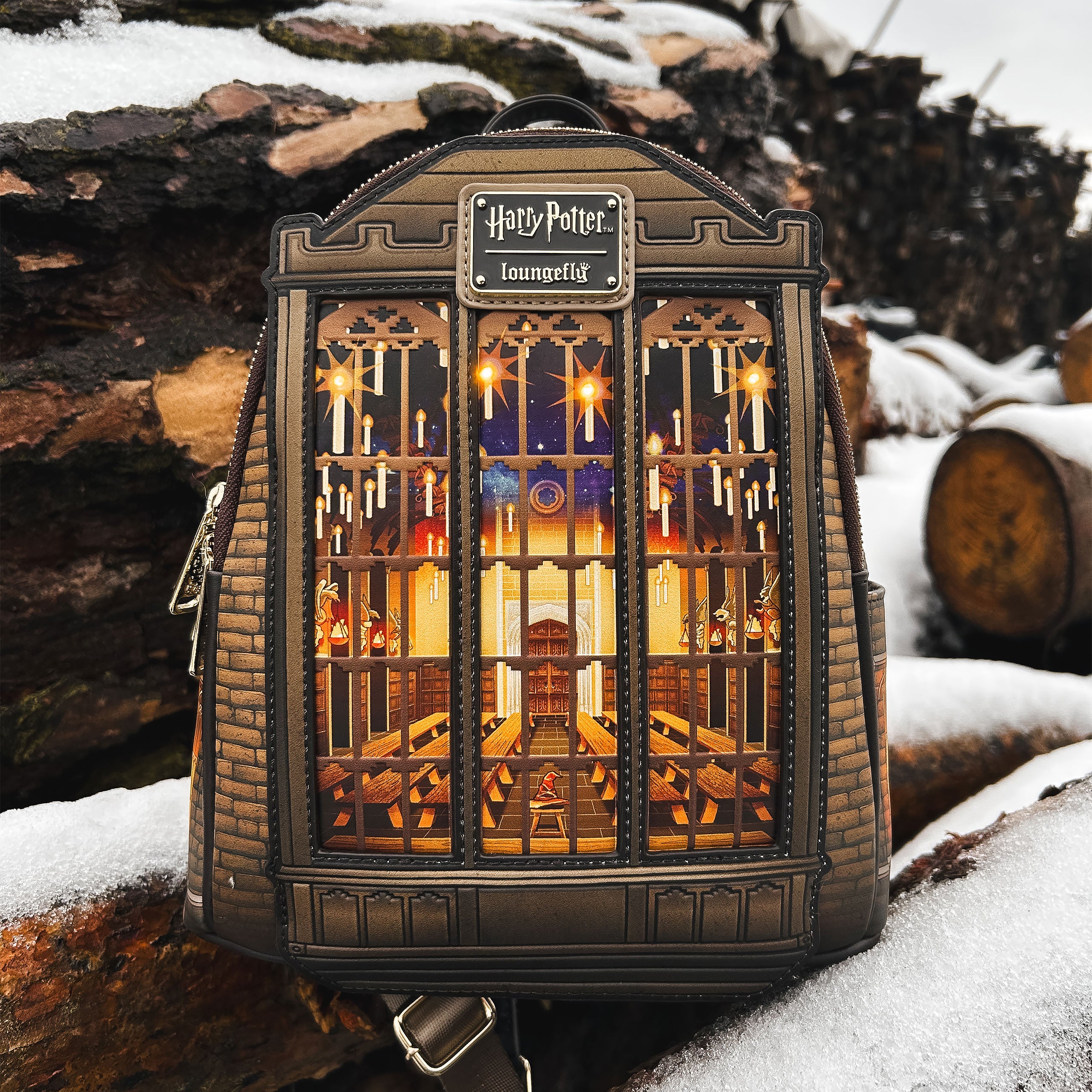 Produktbild Harry Potter - Mini ryggsäck Stora Salen med ljus