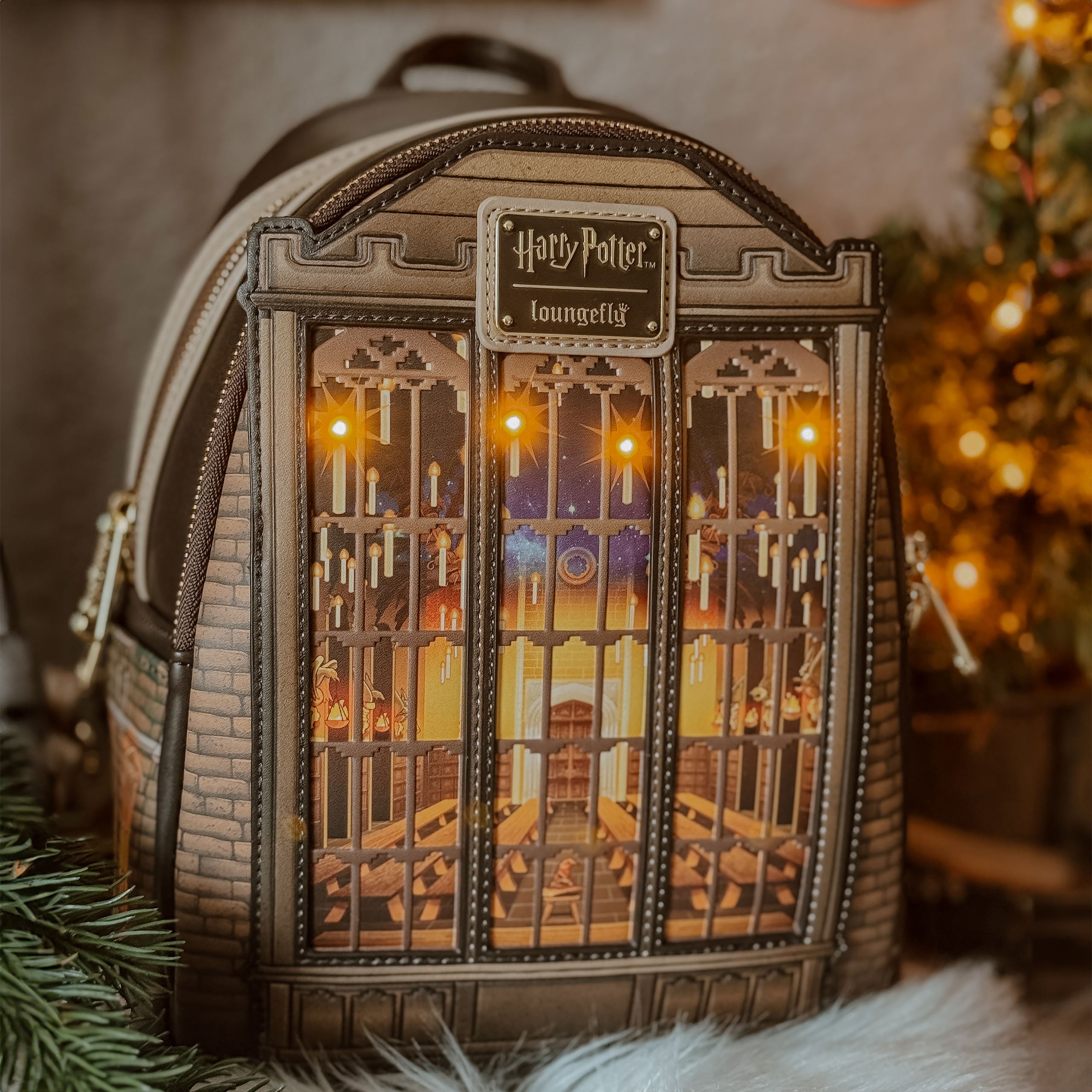 Produktbild Harry Potter - Mini ryggsäck Stora Salen med ljus