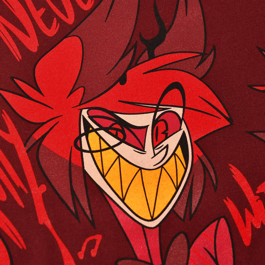 Produktbild Alastor T-shirt för Hazbin Hotel-fans röd