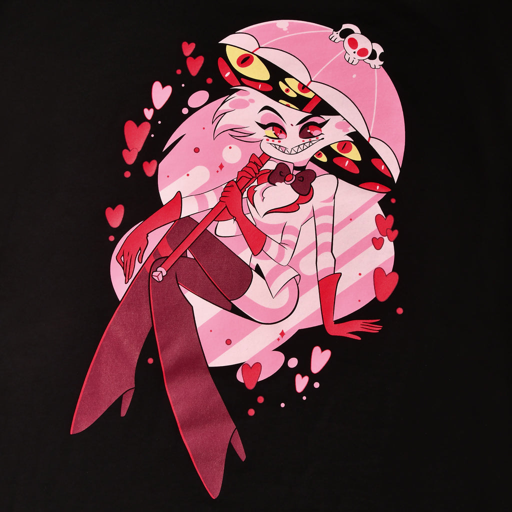 Produktbild Spider Demon Angel T-shirt för Hazbin Hotel-fans svart