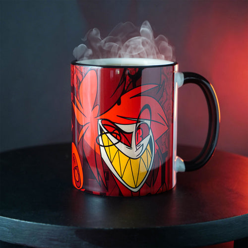Produktbild Alastor-mugg för Hazbin Hotel-fans