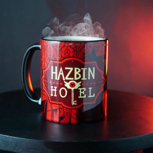 Produktbild Alastor-mugg för Hazbin Hotel-fans