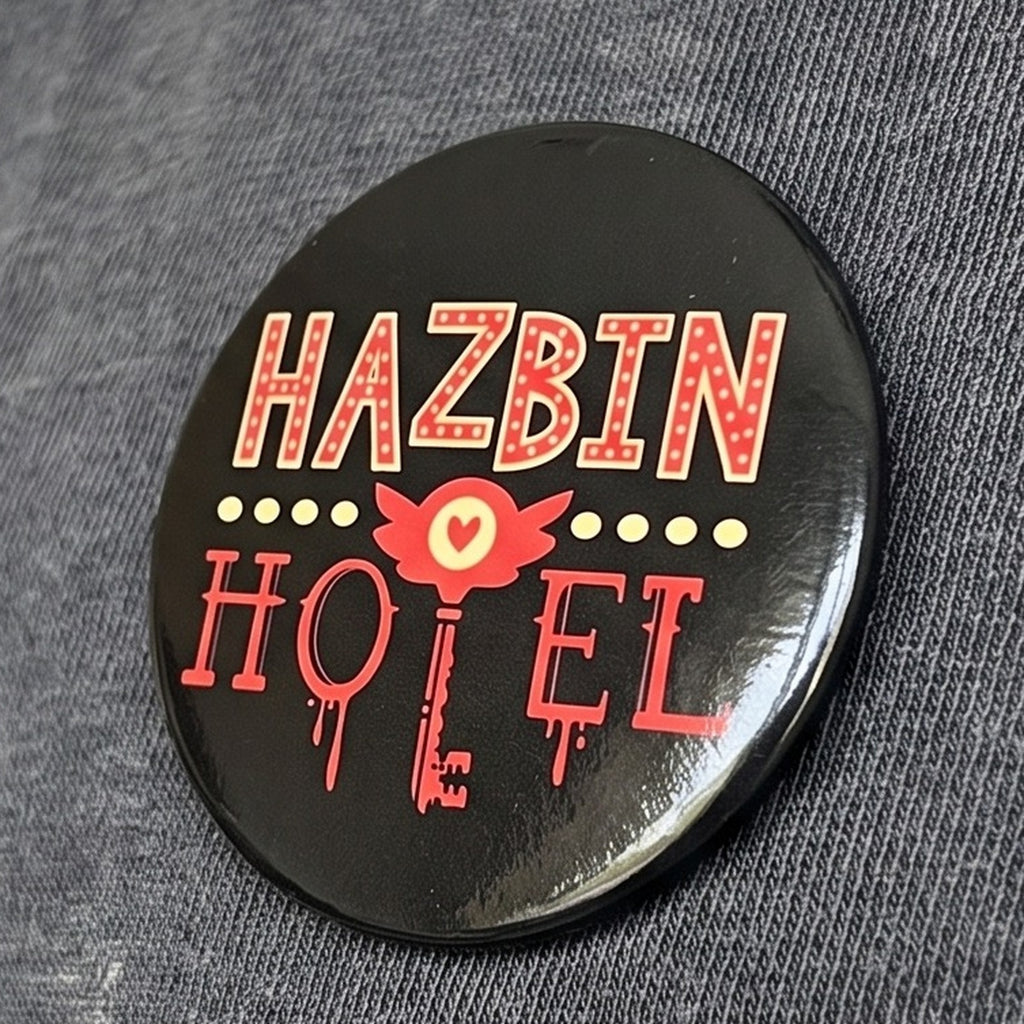 Produktbild Logoknapp för Hazbin Hotel-fans