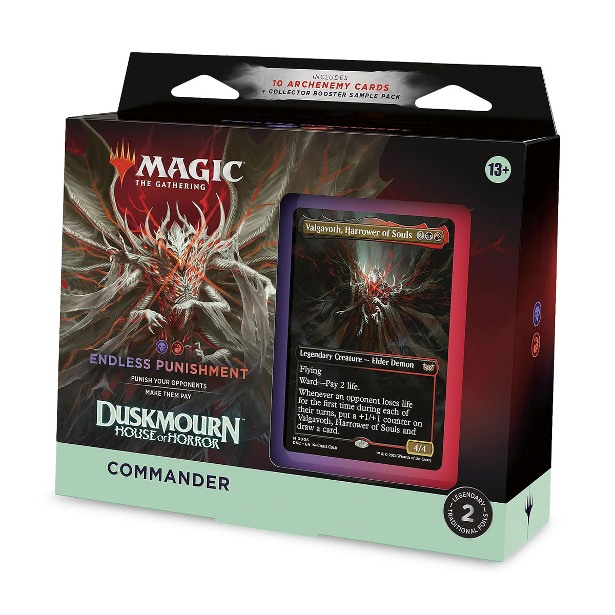 Product image Duskmourn: House of Horror Commander Deck Endless Punishment - Magic The Gathering