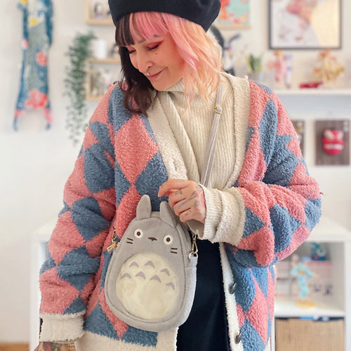Produktbild Totoro - Stor Totoro plysch axelväska