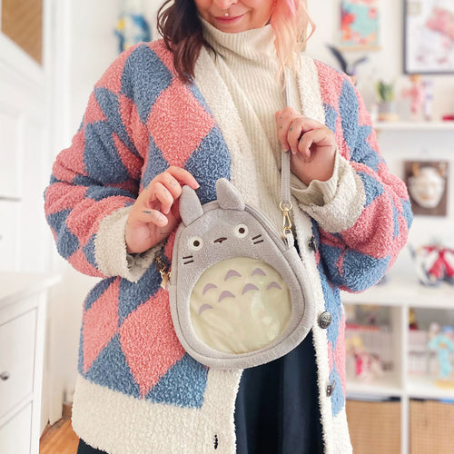 Produktbild Totoro - Stor Totoro plysch axelväska