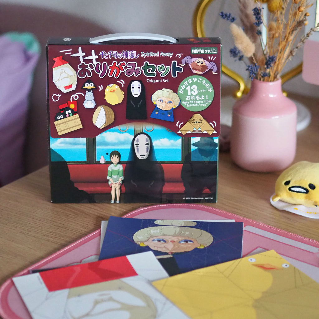 Produktbild Spirited Away - Origami Set med No-Face och Chihiro