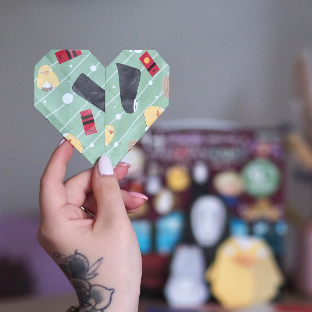 Produktbild Spirited Away - Origami Set med No-Face och Chihiro