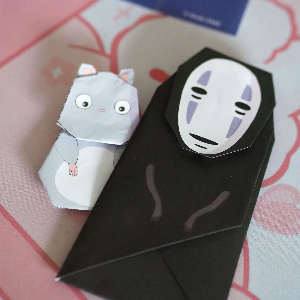 Produktbild Spirited Away - Origami Set med No-Face och Chihiro