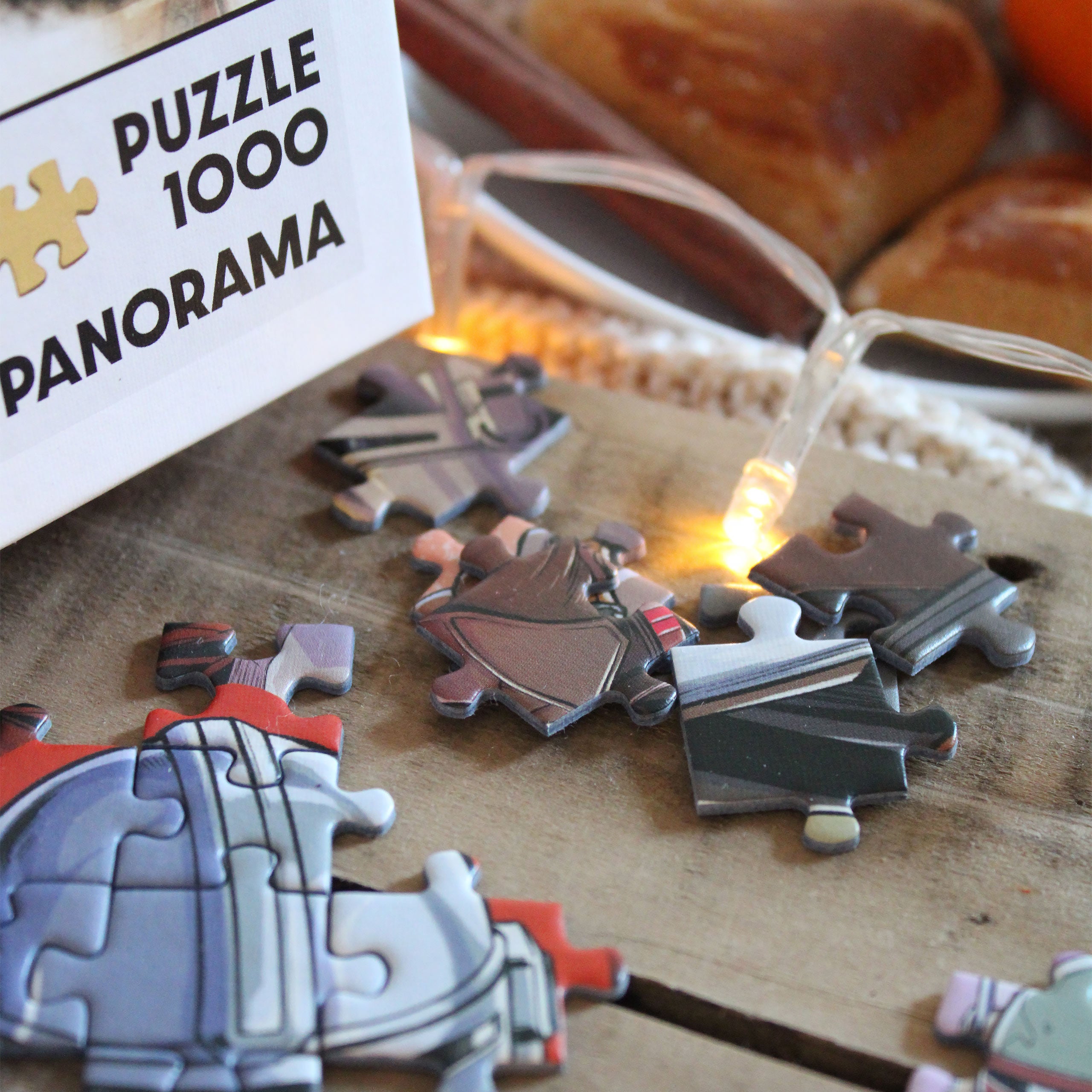 Produktbild Mandalorian med Grogu Pussel - Star Wars The Mandalorian