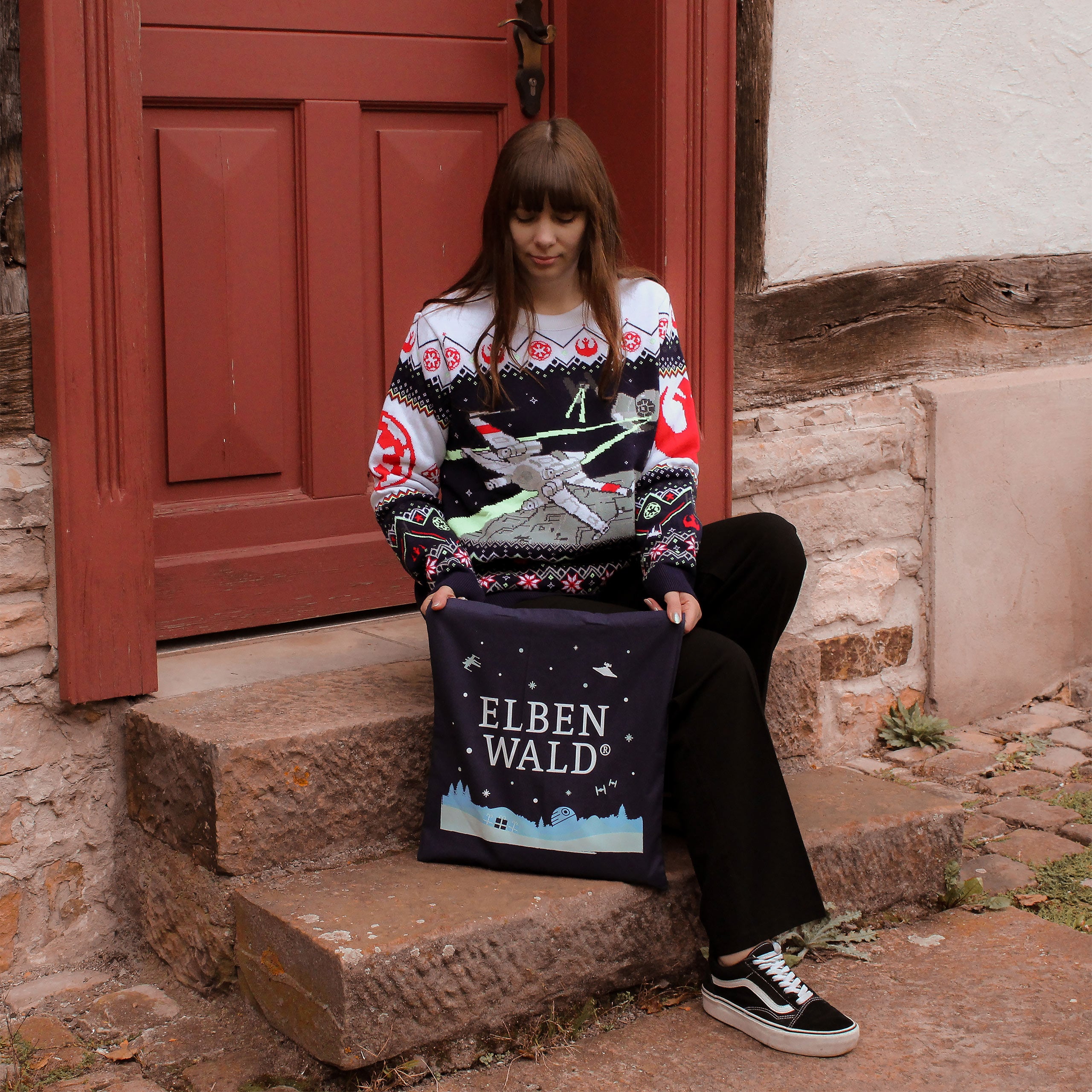 Produktbild Elbenwald Christmas Tygpåse