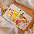 Produktbild Pokemon - Pikachu och Evoli Blommig Plånbok