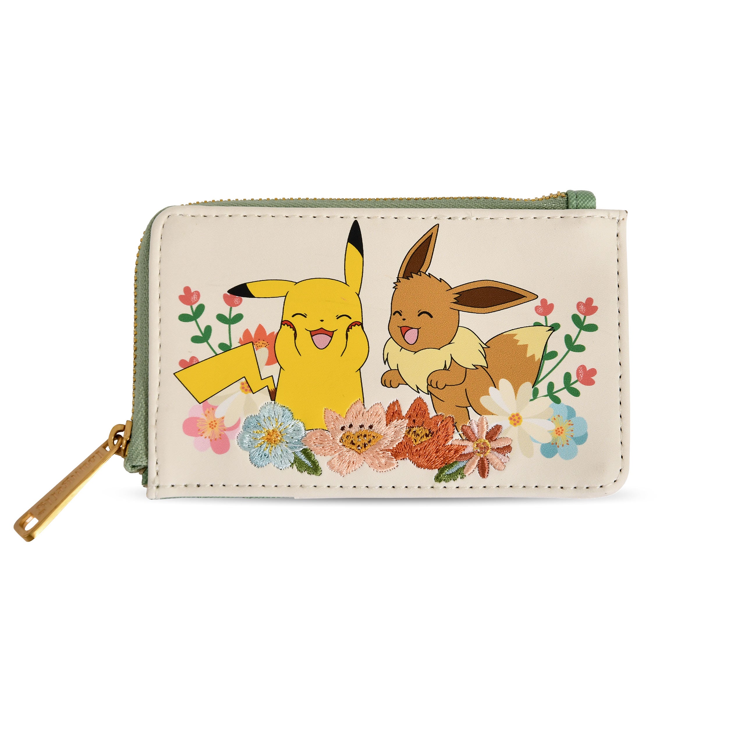 Produktbild Pokemon - Pikachu och Evoli Blommig Plånbok