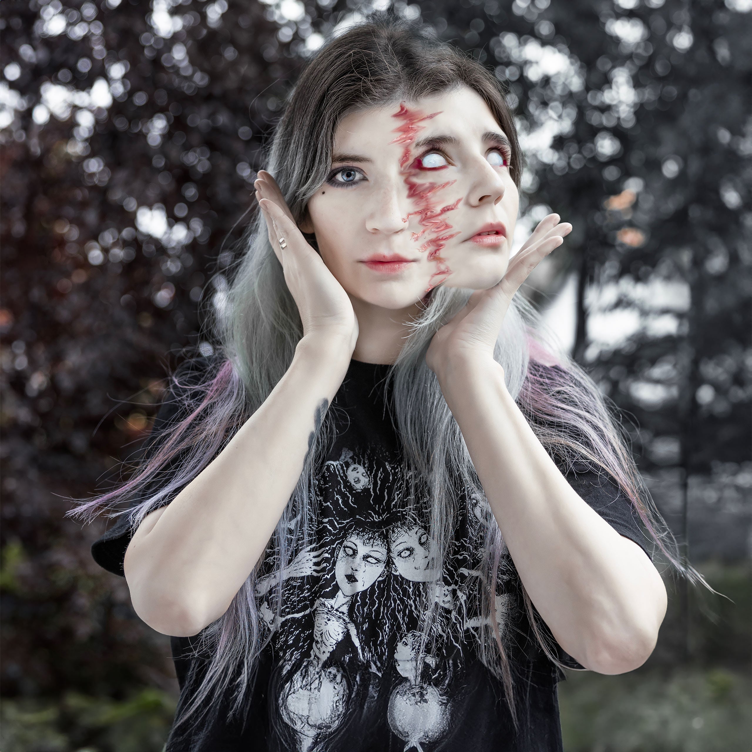 Produktbild Junji Ito - Crawling T-shirt svart