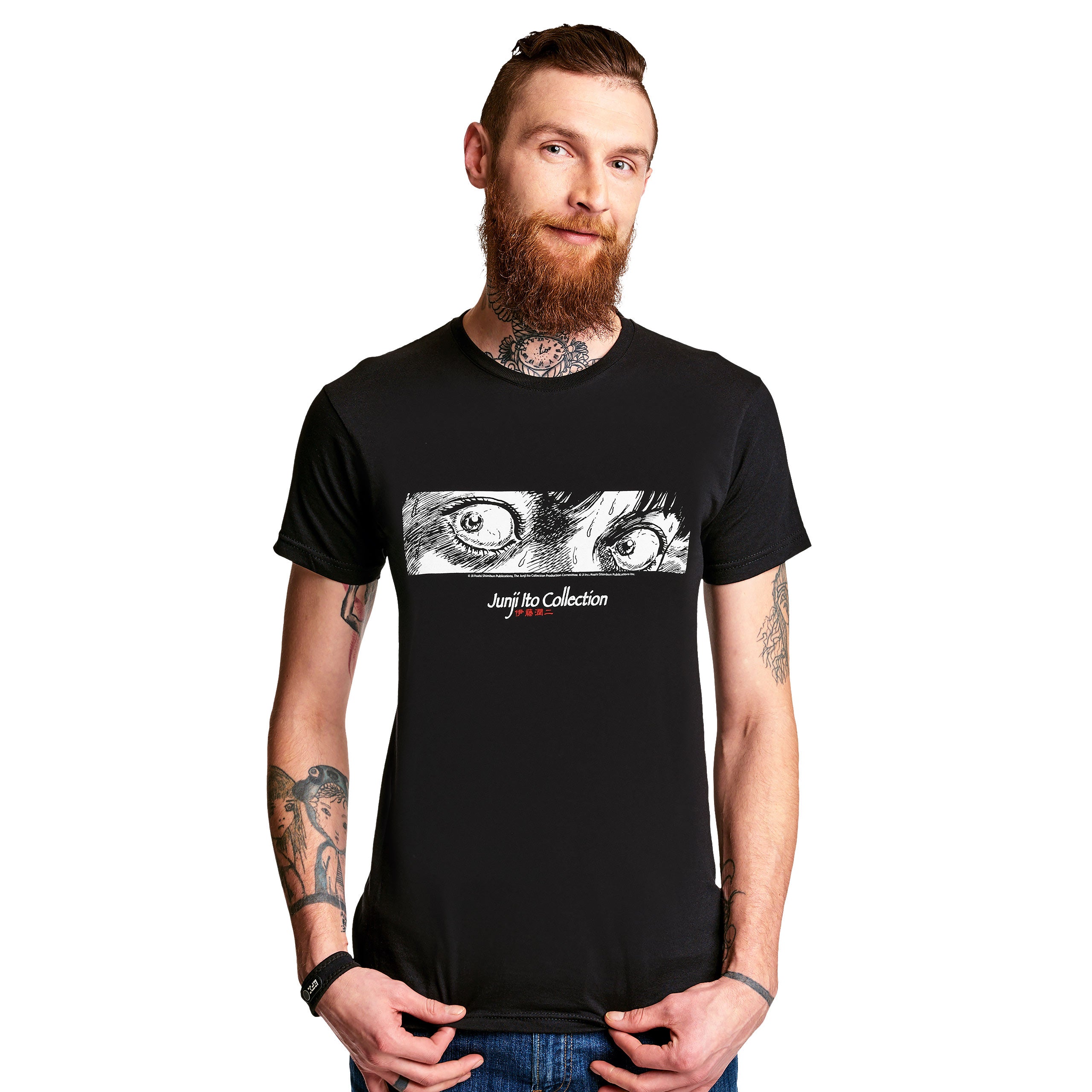 Produktbild Junji Ito - Eyes T-shirt svart