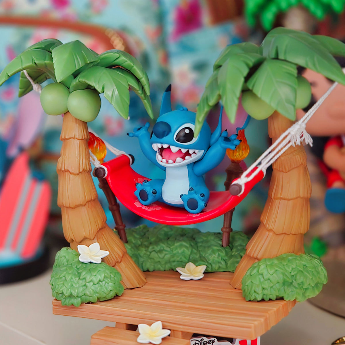 Produktbild Stitch i hängmatta D-Stage Diorama - Lilo & Stitch