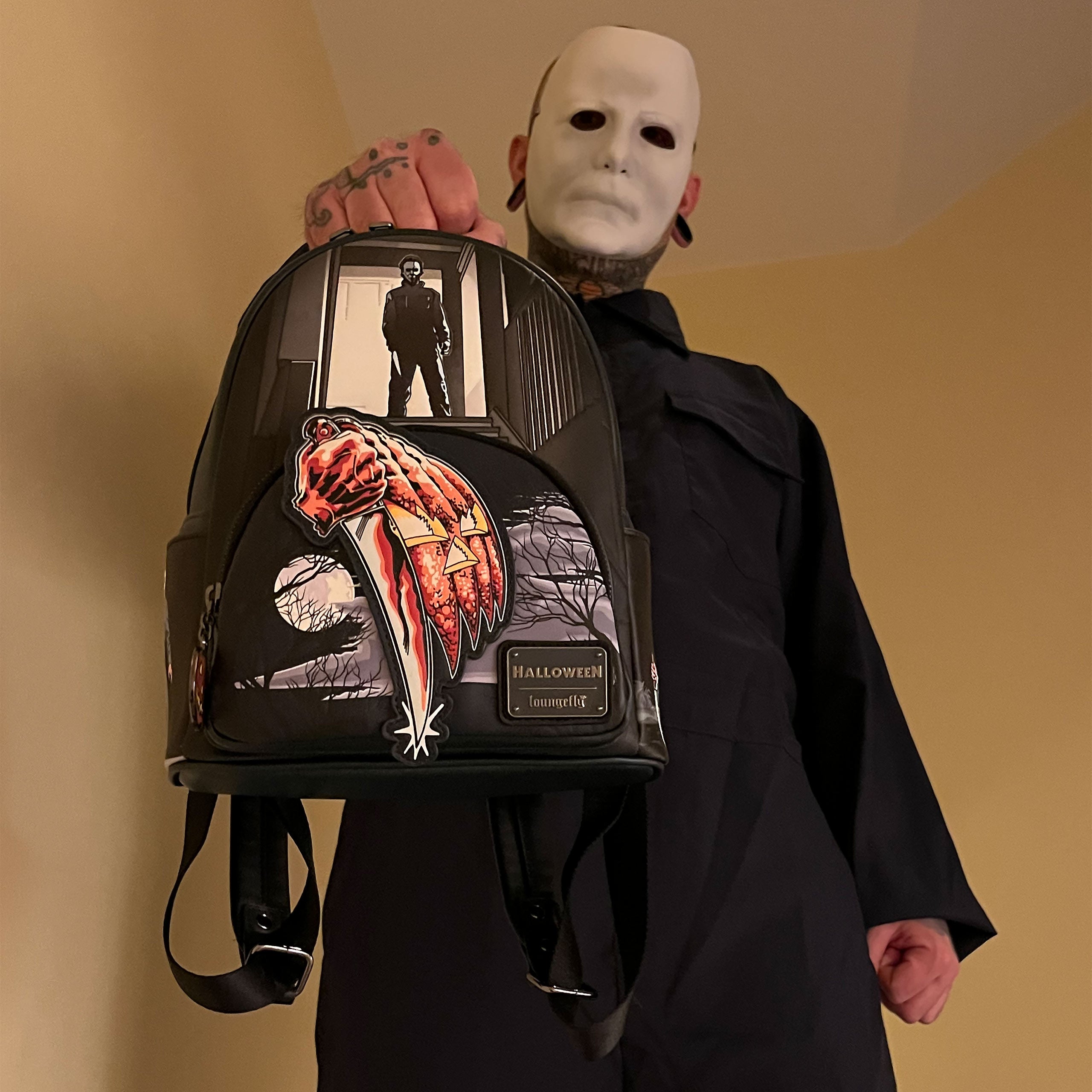 Produktbild Halloween - Michael Myers Glow in the Dark Mini Ryggsäck