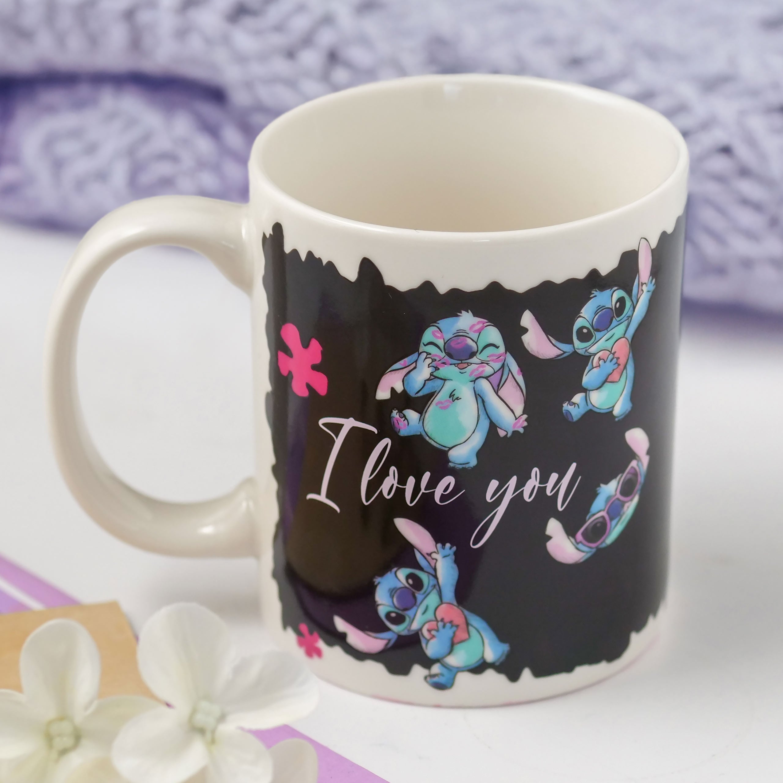 Produktbild Stitch I Love You termoeffektmugg - Lilo & Stitch