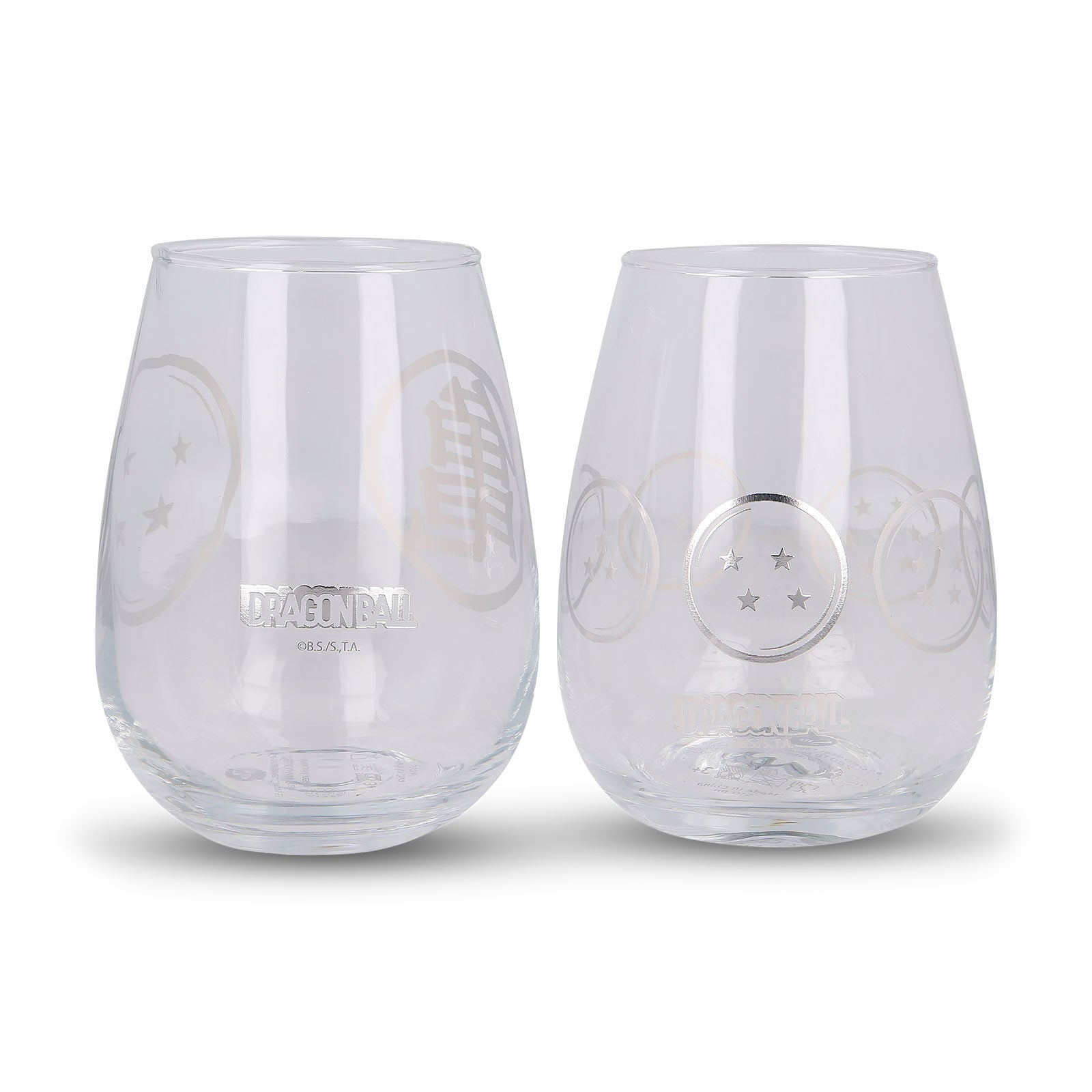 Produktbild Dragon Ball - Glas-set med Dragon Balls & Kame-symbol, 2-pack