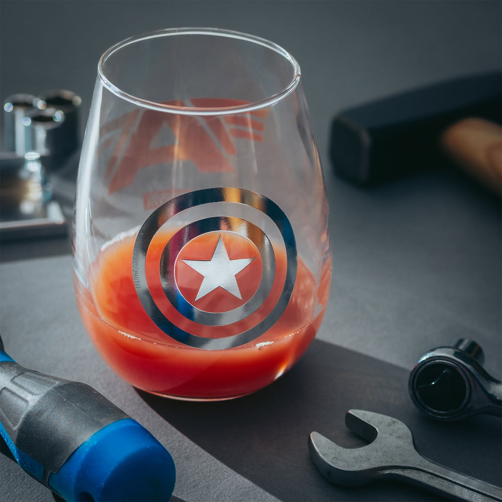 Produktbild Marvel Avengers - Glas-set med Iron Man & Captain America, 2-pack