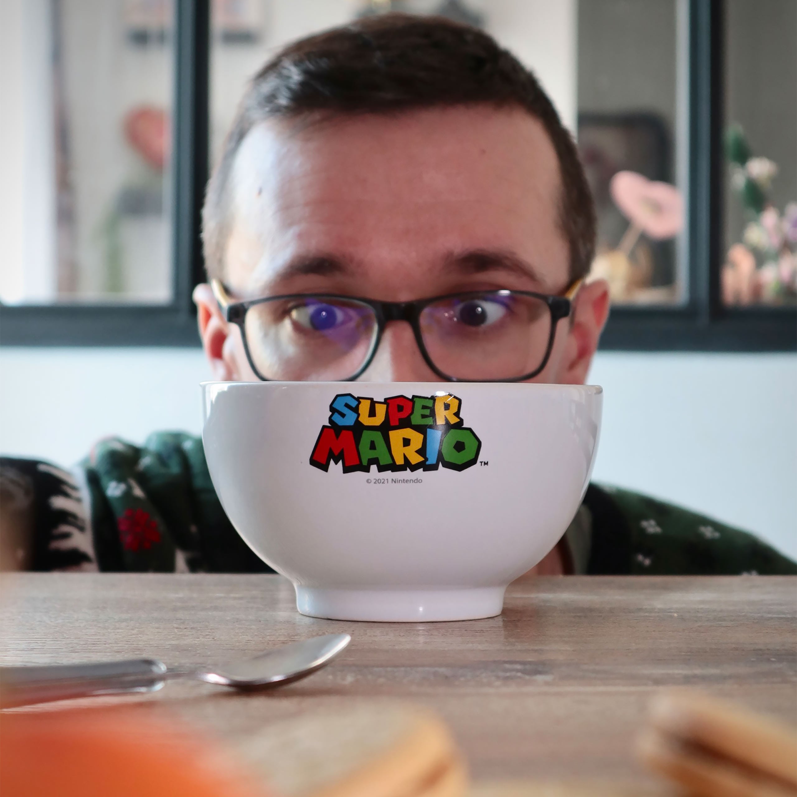 Produktbild Super Mario - Müsliskål med logotyp