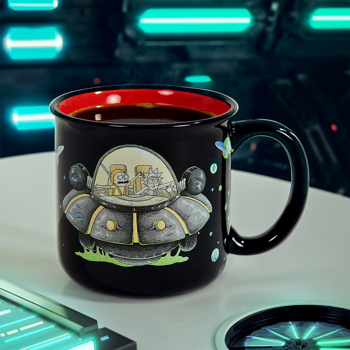 Produktbild Rick and Morty - Portalmugg svart
